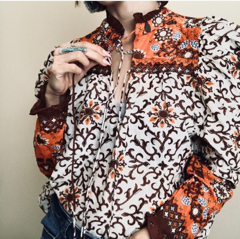 House of Harlow 1960 Revolve Cottagecore Blouse - Picture 14 of 14